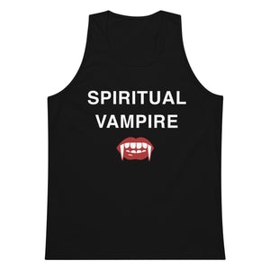 Spiritual Vampire • Unisex premium tank top shirt