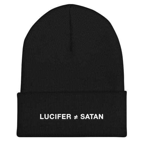 Lucifer ≠ Satan • Cuffed Beanie