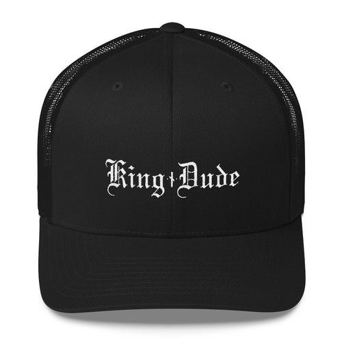 King Dude Logo • Trucker Style Hat